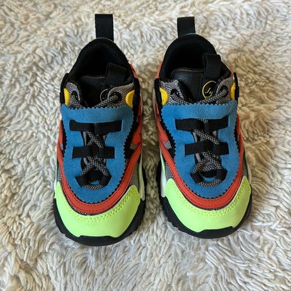 Javi swiftly Other - Javi Swiftly Shoes Sneakers Blu/Red/YLW Kids TD US Size 7C